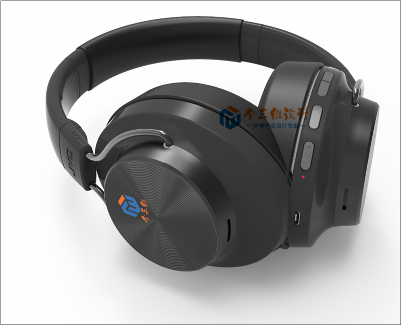 JVC头戴式耳机设计-渲染图